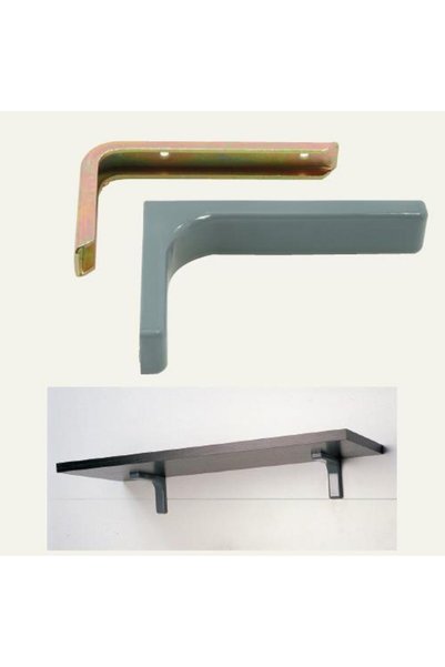 Gürçay Duvar Raf Altı Bağlantı Kapaklı 12cm (2 ADET) Gri