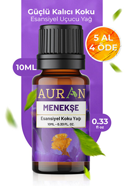 AURAN Menekşe Esansiyel Uçucu Koku Yağı Ortam Kokusu Doğal Yağ Sihirli Küre Hobi Esansı 10ml
