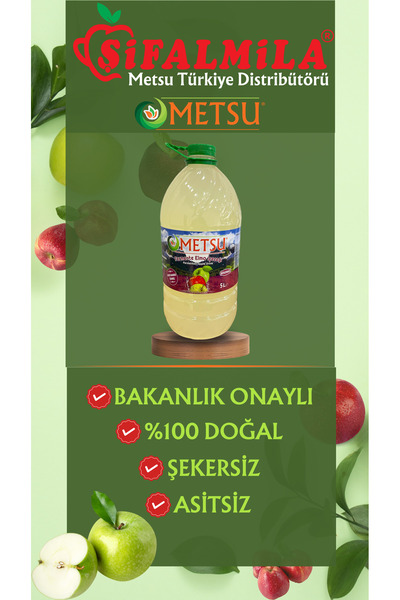 METSU Fermente Elma İçeceği 10 Lt (2 X 5Lt)