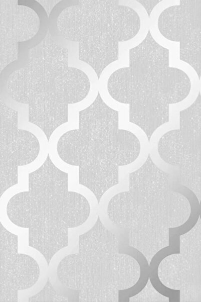 Bien Duvar Kağıtları Bien Exclusive 2080 Yumuşak Gri Ve Gümüş Desen Duvar Kağıdı 5,30 M²