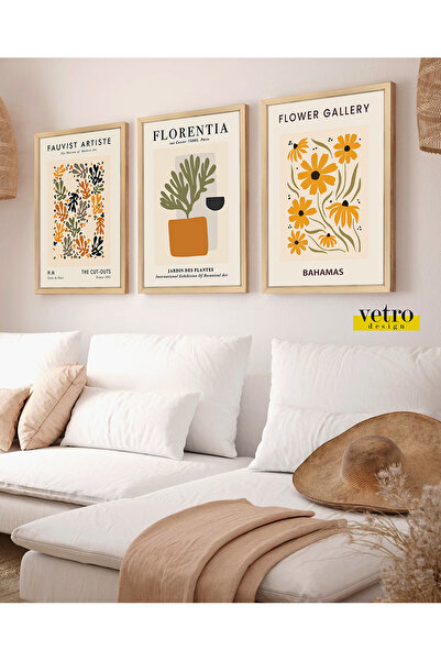 Vetro Design Σετ ζωγραφικής με κορνίζα Flower Gallery