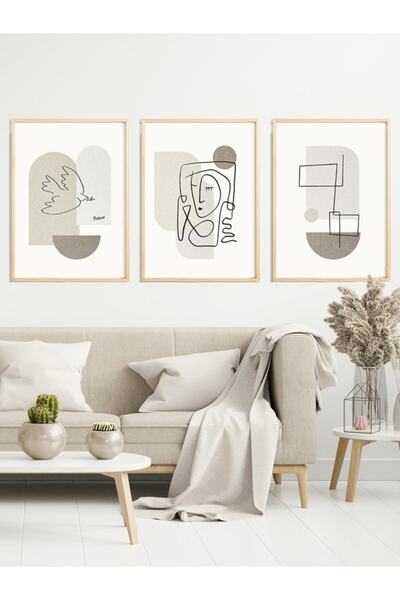 Vetro Design Σετ ζωγραφικής με κορνίζα Line Art Picasso