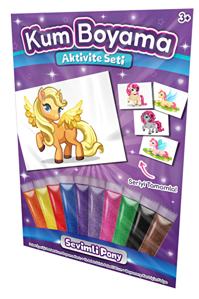 Kumbo Kum Boyama Pony Misty | Pony Kum Boyama Aktivite Seti Tekli Paket