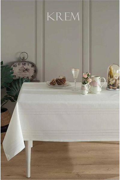 Ypc Colber Striped Table Cover Dertsi̇z 150X210 cm