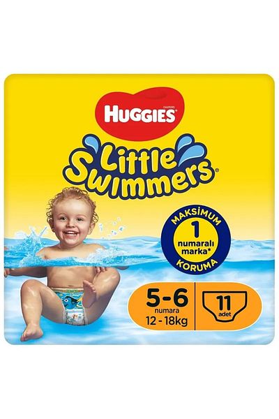 Huggies Little Swimmers Swimsuit Baby Diaper Size: 5-6 (12-18kg) Single (Inside Piece 11)