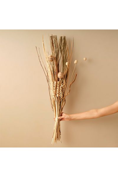 Bella Maison Μπουκέτο με κατσαρά κλαδιά φυσικό (100 CM)