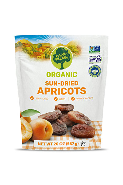 happy vıllage Organik Kuru Kayısı - Kayısı Kurusu- Kuru Meyve - Organik Kuru ...