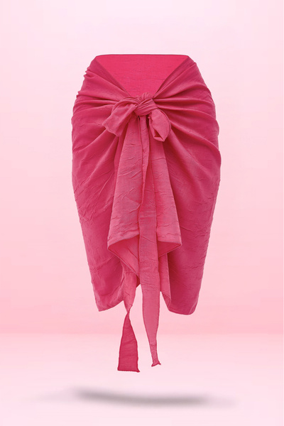 cott land Pareo Pink Δεμένο 80x140cm