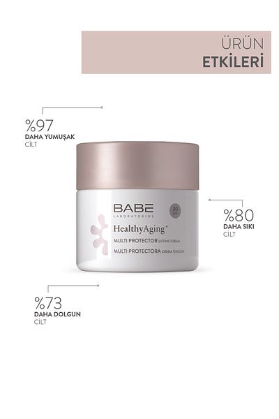 Babe Laboratorios Babe Multi Protector Spf 30 Lifting Cream Firming Day Care Cream 50 ml