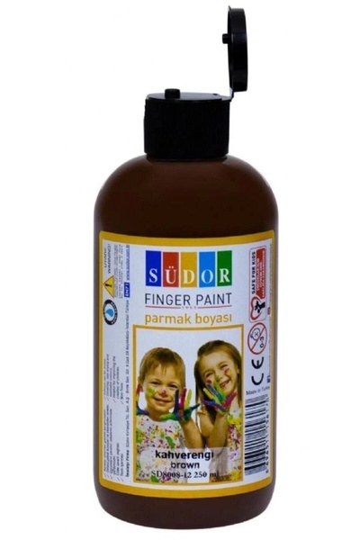Südor Kahverengi Parmak Boyası - 250 ml Tüp Şişe