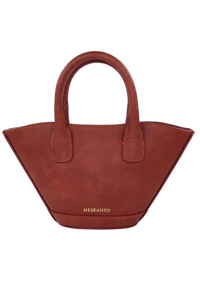Meskanto Bouquet Genuine Leather Hand and Shoulder Bag with Strap