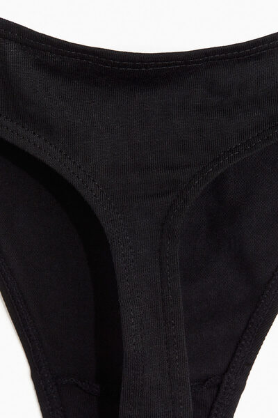 H&M 10'lu Pamuklu Thong Külot