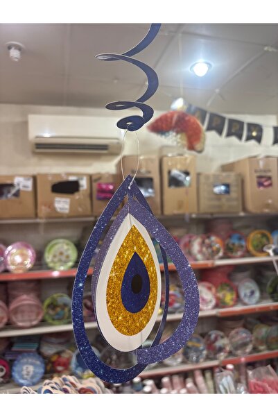 Deniz Party Store 3d Sünnet Tavan Süs Nazar Boncuğu Sarkıt 10 Adet