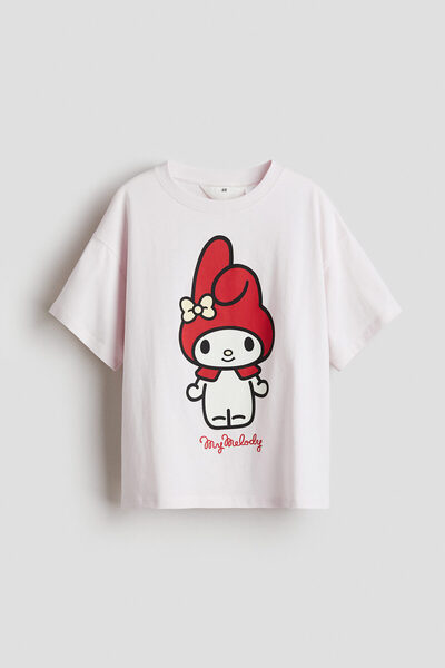 H&M Baskılı ve Pamuklu Tişört