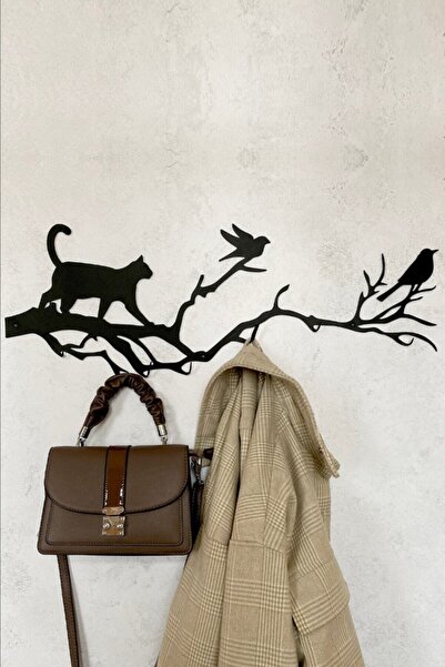 3art Metal Askılık - Dekoratif Metal Duvar Askısı - Modern Portmanto - Elbise...