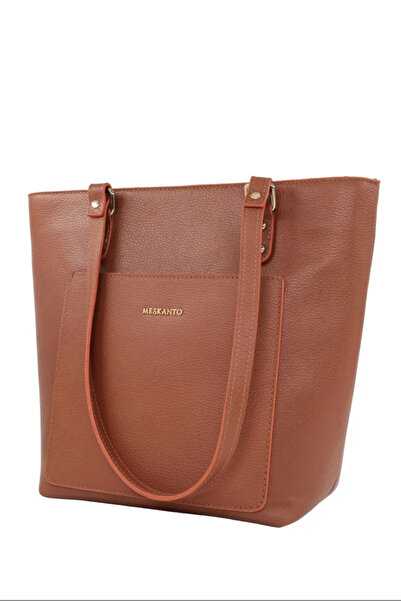 Meskanto Tote Genuine Leather Women's Shopping Arm and Shoulder Bag
