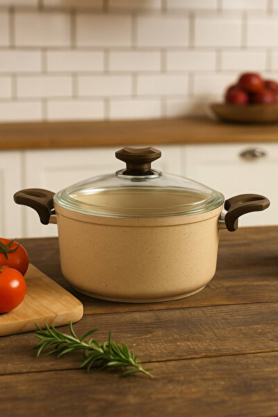 gülsan Saffron Granite Crushed Deep Pot 22cm