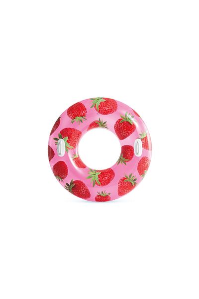 Intex Tropical Fruits Inflatable Sea Ring – 102 cm Swimming Ring with Handle (8+ Years)