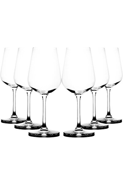 ALSAIF Bohemia Drinking Glass Set Of 6 Pieces, 490ml, Transparent Glass