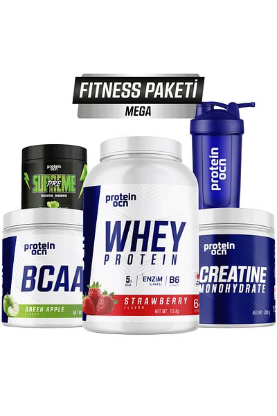 Proteinocean Mega Fitness Pack - Strawberry Green Apple