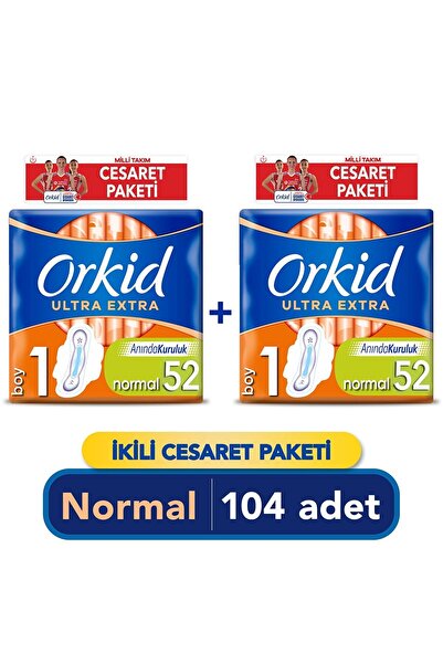 Orkid ULTRA EXTRA HİJYENİK PED NORMAL 8Lİ 13 PAKET