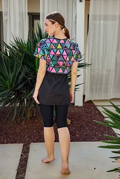 Remsa Mayo Kısa Kollu Yarı Kapalı Mayo Sude R2802