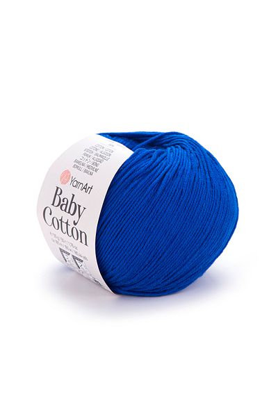 Yarnart Baby Cotton - Baby Hand Knitting νήμα Saks Blue-456