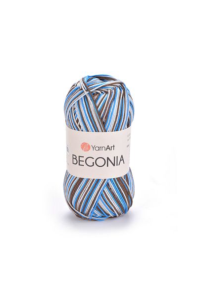 Yarnart Begonia Melange - Ebruli, Mercerized Χειροποίητο Πλεκτό Ebruli-505