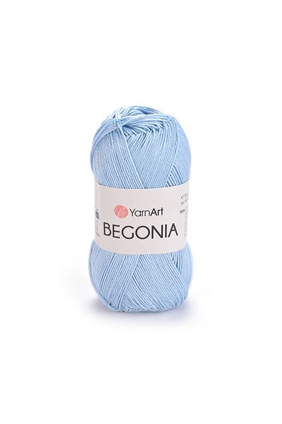 Yarnart Begonia - Mercerized Hand Knitting νήμα Baby Blue-4917