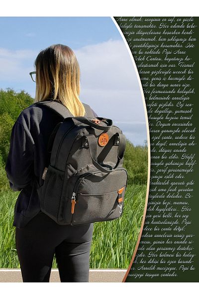 Stylo Popi Mother Baby Care and Backpack – Large Volume Stylish Design with Thermal Bottle Compartment