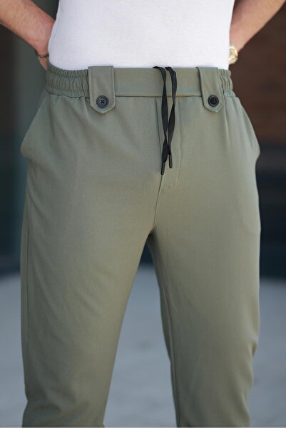 Madmext Çağla Yeşili Regular Fit Erkek Pantolon E6574