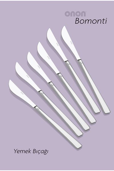 on-on 18/10 Bomonti Food Knife - Set of 6