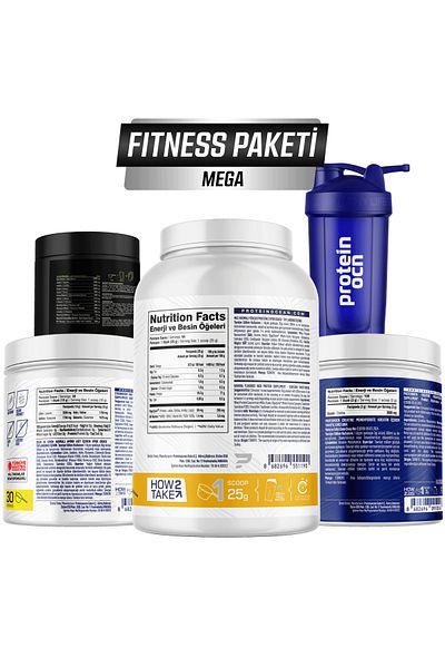 Proteinocean Fitness Pack Mega - Banana Strawberry Lemon