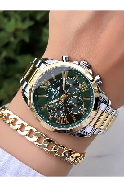 Daniel Klein Brand Waterproof Steel Cord Watch Bracelet