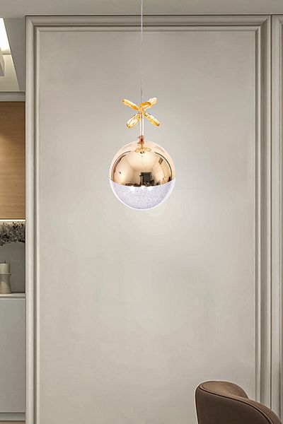 Fer Avize Berfin Modern Stylish Chandelier - Decorative Single, Cafe Entrance Living Room Hallway Kitchen