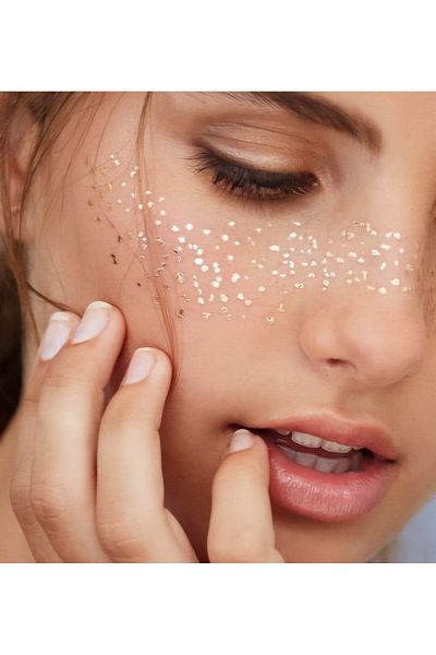 Sibelon Face Freckle Freckle Glow Party Sparkle Temporary Tattoo Tattoo Glitter Gold Sticker