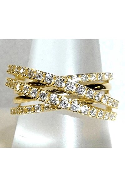 LUXURY STEEL RING WITH ZIRCON STONE (DOES NOT TARNISH)