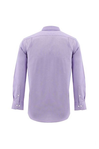 Abdullah Kiğılı Patterned Cotton Shirt - Long Sleeve, Regular Fit, Non Iron