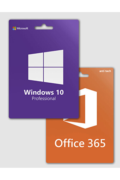 MICROSOFT Ms Offıce 365 Pro Plus Ve Windows 10 Pro Digital Key Anında Teslim ...