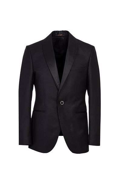 Abdullah Kiğılı Slim Fit Slim Fit Shawl Collar Patterned Tuxedo & Groom Dress