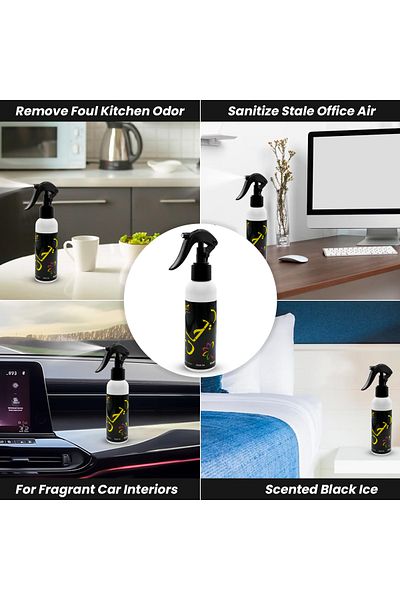 3XR Raihan Black Ice Air Freshener 150ml – Essential Oil Spray, Non-Aerosol, Pet & Baby Safe