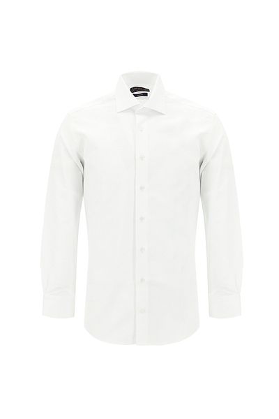 Kiğılı Long Sleeve Slim Fit Slim Fit Classic Patterned Cotton Shirt