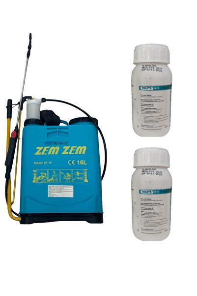 ELANCO Delete 2.5ec 250ml-2 Adet/bit Pire Kene Haşere Ilacı/16 Lt Zemzem Kollu Ilaçlama Pompası