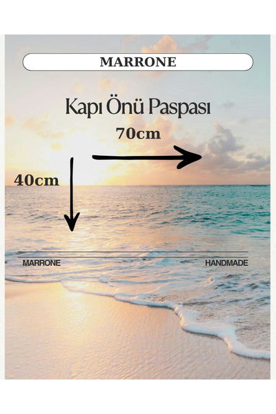 Marrone Black Spring Branches Checkered Ribbon Mop 70cm