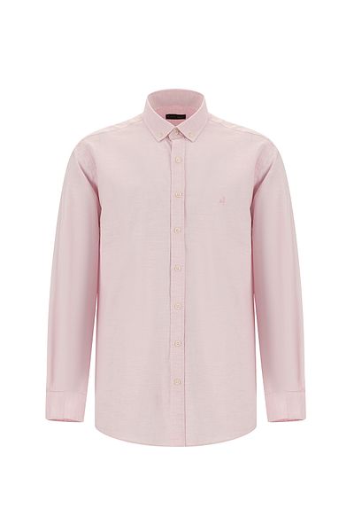 Abdullah Kiğılı Oxford Cotton Regular Fit Long Sleeve Shirt