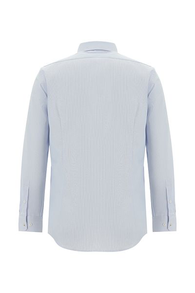 Abdullah Kiğılı Non Iron Slim Fit Long Sleeve Cotton Shirt - Classic Patterned
