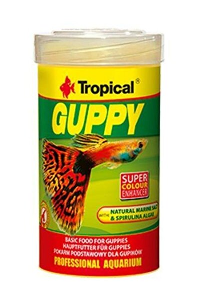 Genel Markalar Guppy Lepistes Balıkları Için Pul Balık Yemi 100 ml 20 gr - Petshopundan