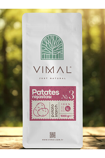 VIMAL Patates Nişastası 1000 gr ( %100 Doğal Ve Katkısız )