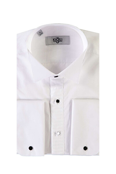 Kiğılı Κλασικό βαμβακερό πουκάμισο με γιακά Ata