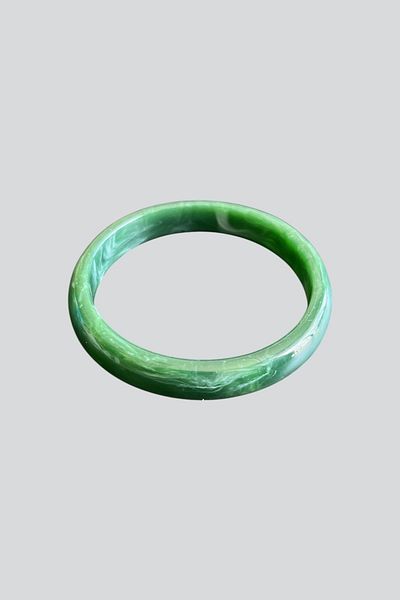stravis Green Acrylic Bracelet